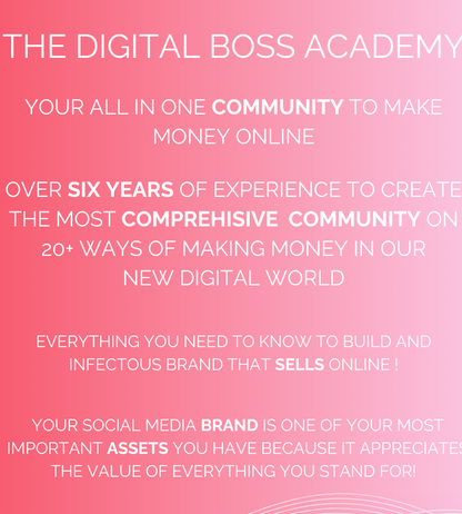 DBA VOL 1+2. DIGITAL BOSS ACADEMY W RESELL RIGHTS